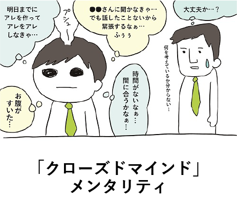 「クローズドマインド」メンタリティ