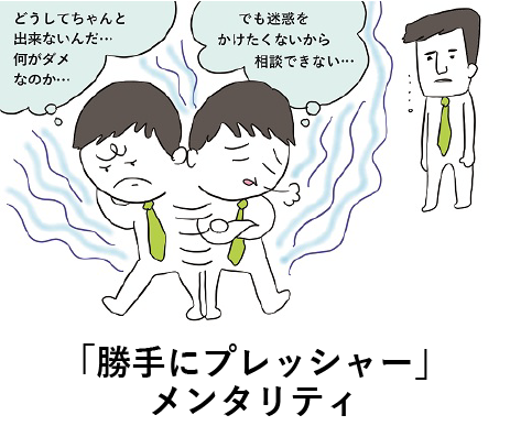 「勝手にプレッシャー」メンタリティ